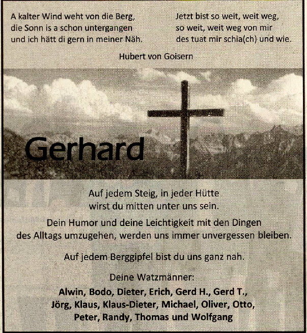 Anzeige Watzmaenner